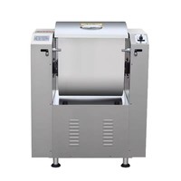 Pétrin silencieux robuste 15-75 kg 1500W-4500W en acier inoxydable, équipement commercial pour la fabrication du pain