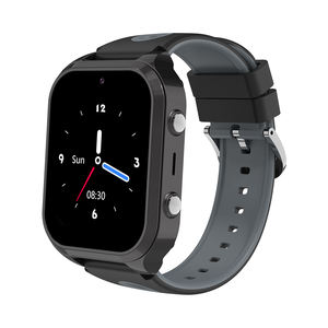 Montre connectée 4G LT56E pour enfants, GPS, étanche IP67, design carré, boîtier en silicone interchangeable, emplacement pour carte SIM, SOS, caméra, appel vidéo - Product Image 4