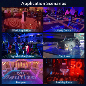 Pista <span class=keywords><strong>de</strong></span> baile con píxeles digitales magnéticos portátiles, pista <span class=keywords><strong>de</strong></span> baile LED 3D para bodas, baldosas magnéticas, luz LED para pista <span class=keywords><strong>de</strong></span> baile - Product Image 6