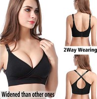 Racer Lingerie mode croix Sexy grossesse Fitness corps sans couture allaitement grande taille Invisible soutien-gorge d'allaitement pour les femmes mère