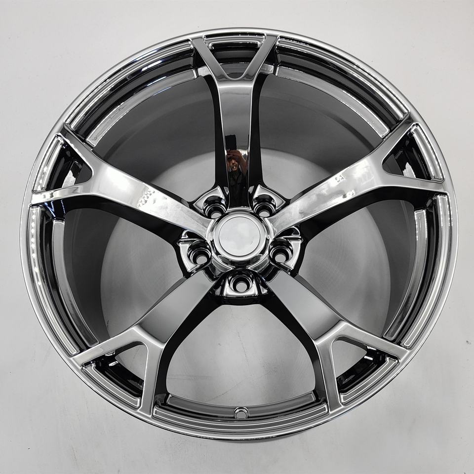Triple Chrome Gloss Silver Forged Wheels for Nissan 300z