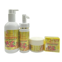 Kit de démarrage pour soins de la peau bio, hydratant et réparateur, éclaircissant anti-âge avec vitamine et extrait de fruit