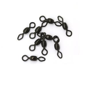 Connecteurs de pêche à lancer de haute qualité en acier inoxydable et cuivre, 100 pièces/sac, avec un seul pivot rotatif et un œil diamanté, pour la pêche à la <span class=keywords><strong>carpe</strong></span> - Product Image 5