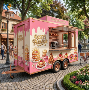 Food Truck per Street Food, BBQ, Caffè, Carretto Mobile per Tacos, <span class=keywords><strong>Cucina</strong></span> Completamente Attrezzata, Rimorchio Alimentare Personalizzato per Esterni - Product Image 3