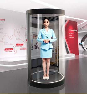 Écran transparent holographique 3D de 75 pouces, lecteur publicitaire avec prise en charge de la technologie tactile infrarouge et capacitive - Product Image 5