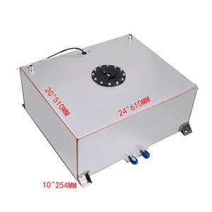 80L Brandstof Surge Tank Met Sensor Brandstofcel Kan Schuim Binnen Aluminium Vierkante Buffer Kan Benzine Universele Groothandel - Product Image 5