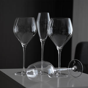 Collection <span class=keywords><strong>de</strong></span> verrerie en cristal sans plomb Lanques Premium ALICE Diamond, compatible lave-vaisselle, pour la maison et les événements <span class=keywords><strong>de</strong></span> mariage - Product Image 4