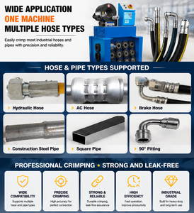 <span class=keywords><strong>Machine</strong></span> <span class=keywords><strong>à</strong></span> <span class=keywords><strong>sertir</strong></span> les flexibles hydrauliques industriels DX68 pour flexibles multicouches de 2 pouces, flexibles PTFE, flexibles en caoutchouc, atelier d'assemblage, certifiée CE - Product Image 5