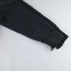 เสื้อฮู้ดดี้<span class=keywords><strong>ผู้ชาย</strong></span>แขนยาวสไตล์สตรีทแวร์ ลวดลายโลโก้แบบกำหนดเอง ลุคทำสีซีดแบบวินเทจ - Product Image 4