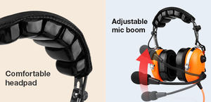 Raytalk Airport Pro 2-Telefon-Headset mit abgeschirmtem Mikrofon-Ground-Support-Headset - Product Image 6