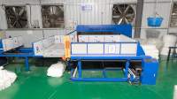 Machine de découpe rotative automatique verticale pour mousse et tampons à récurer, épaisseur réglable, découpe précise du cœur, haute efficacité