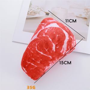 Jouet pour <span class=keywords><strong>chien</strong></span> et chat en peluche, simulation de viande, <span class=keywords><strong>os</strong></span>, crevettes, résistant aux morsures, vente en gros - Product Image 4