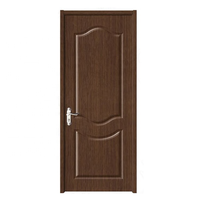 Porte intérieure en panneau MDF de style moderne et simple Zonle, portes de chambre en bois durables pour la maison