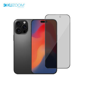 KUZOOM disesuaikan sudut 20 anti-mata-mata 9H kekerasan ultra-tipis 0.4mm kaca antigores anti-air Oilproof 3D pelindung layar besar - Product Image 2