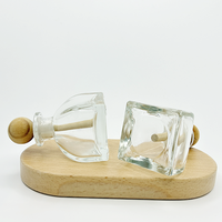 Flacon de parfum vide de luxe de haute qualité, mat, transparent, 50 ml, 100 ml, diffuseur de parfum avec bâtonnets en bois