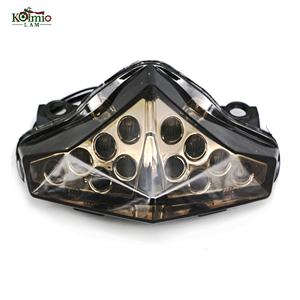 KOLMIO-LAM Fit ForKawasaki Er6N Er6F <span class=keywords><strong>Ninja</strong></span> <span class=keywords><strong>650</strong></span> Ex650 <span class=keywords><strong>2012</strong></span> -2016 Signal de direction de frein Lumière LED intégrée Feu arrière 2014 - Product Image 1