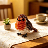 Nouveau produit transfrontalier : Kit de perlage d'oiseaux DIY, Ensemble de perles créatives faites à la main pour oiseaux