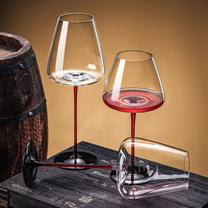 卸売キッチンライト高級ワイングラス手作りクリスタル結婚披露宴ドリンクウェアクリア赤ワイングラスゴブレット - Product Image 5