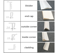 Panneaux extérieurs et intérieurs durables en fibre de verre pour camping-cars/caravanes avec finition brillante/mate en gelcoat, construction moulée en FRP/GRP