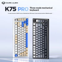 DARK ALIEN K75pro Magnetic Shaft Mechanical Keyboard Tri-Mode BT Mechanical Keyboard Hot-Swappable Wireless Keyboard