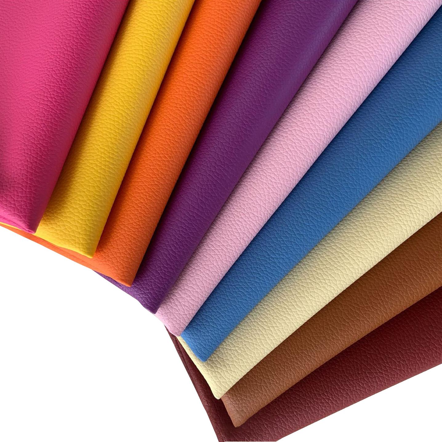 Wholesale Embossed Stretch Synthetic Leather Fabric (PVC) Waterproof Eco-Friendly for Car Seats Sofas & Bags