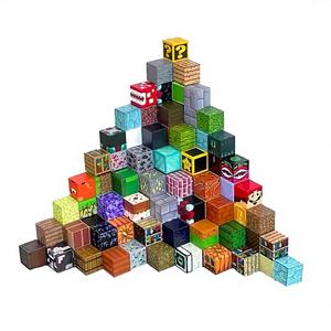 2.0cm 2.3cm 2.5cm Set Blok Magnet Plastik Desain Khusus Menciptakan Pengalaman Merakit yang Menyenangkan untuk Anak-Anak dan Kolektor - Product Image 4