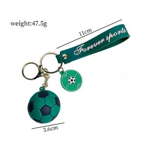 Creative for Football Plastic Keychain Pendant Simulation Football <b>Car</b> <b>Key</b> <b>Ring</b> Couple Backpack Accessories Gift - Product Image 5