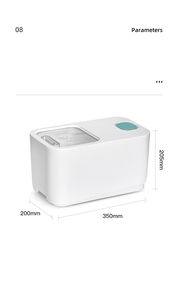 Vente en gros DD093 Conteneur de stockage hermétique anti-insectes pour riz, aliments pour animaux et farine, 20 kg, pour la maison - Product Image 2