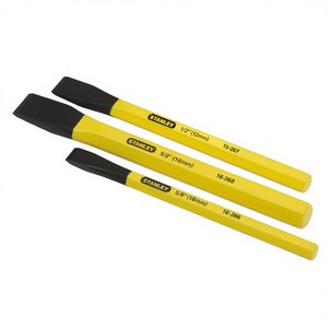 Juego de Cinceles Stanley de 3 Piezas (10mm, 12mm, 16mm) de Acero Templado para Trabajar Metal y Madera - Product Image 2