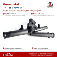 RACEORLY 03H121111A 90 ° Ensemble de thermostat pour Audi Q7 VW Passat CC Phaeton Touareg 3.2 3.6 FSI BHK BWS