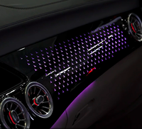 Pour Mercedes CLS W218 2012-2017 : Éclairage d'ambiance 4D, tweeter rotatif, cache-haut-parleur de ventilation intérieur de voiture, amélioration de l'éclairage