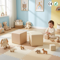 Blocs de construction en mousse, ensemble de cubes en éponge pour les tout-petits de 1 à 3 ans, jeu créatif d'intérieur, jouets éducatifs doux, empilage et apprentissage
