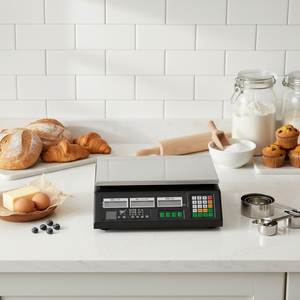 Beste Qualität CLEVER Elektronische Preisberechnende Waage ACS-468B LED/LCD-Anzeige ABS+Edelstahl-Konstruktion 1 Jahr - Product Image 3