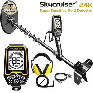 Detector de Metales Skycruiser 24K Súper Sensible para Prospección de Oro, Escaneo Terrestre, Detección de Todo Tipo de Metales, 5 Metros, ROHS, IP68, 1 Año de Garantía - Product Image 2