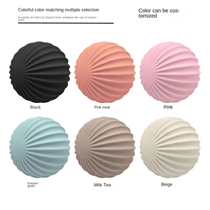 Ballon de médecine en silicone solide de 1,5 kg, directement de l'usine - Portable pour le yoga, le Pilates, la musculation et la rééducation, exercices pour la tête et la taille - Product Image 2