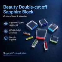 Bloc optique personnalisé OPT IPL en saphir avec revêtement de filtre optique, prismes en silice fondue pour poignée laser de beauté (épilation)