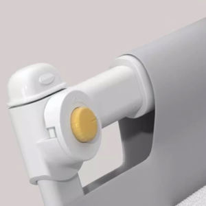 Installation facile Rail de protection de lit pliant Système de double verrouillage Barrière pour bébé Clôture latérale double sécurisée pour lit de bébé - Product Image 5