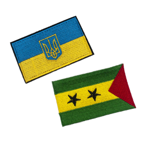 Écusson brodé drapeau Porto Rico, thermocollant, emblème national, vente en gros, accessoires vestimentaires personnalisés - Product Image 2