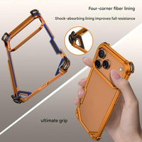 Nouveaux produits en gros, coque de protection antichoc en métal dur pour iPhone 15 Pro Max 16e 17 14 13 12 11 Pro