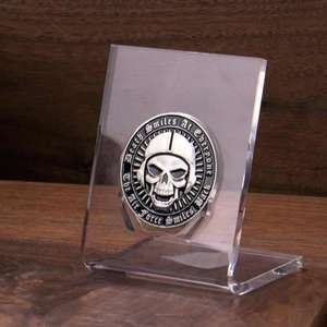 נהדר איכות אקריליק אתגר מטבעות דוכן תצוגה צף ברור מקרה עם אריזה טובה - Product Image 6