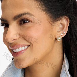 LOZRUNVE 2026 Orecchini a Cerchio in Argento Sterling 925 Personalizzati con Pavé a Cupola - Product Image 2