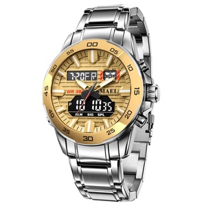 Nuevo Reloj SMAEL de Acero Inoxidable para Hombre 6076, Relojes Analógicos Digitales, Relojes de Cuarzo a Prueba de Agua, Relojes de Moda - Product Image 2