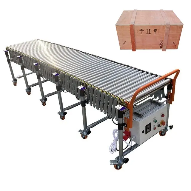 Motorized Rolled Conveyor Belt System Roller Chain Customize Screw Conveyor System for Warehouse Manufacturers Supply