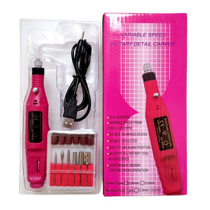 SunelPort ネイルプラスチックブラシレスモーターネイルグラインダー箱入りUSBケーブルミニポータブル電動ペンプラグインハイパワープロフェッショナル - Product Image 5