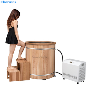 Thông minh Wifi bồn tắm <span class=keywords><strong>Spa</strong></span> của nhà máy trong nhà-ngoài trời thép không gỉ lạnh Plunge Ice Bath với máy làm lạnh cho immersions - Product Image 3