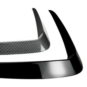 Bmw X3 X4 G01 G02 M Sport Lci 2022 Plus Front Wind Vane Car Decal Piano Black Carbon Fiber Texture Exterior Modification - Product Image 5