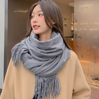 Écharpe en fausse cachemire 70*200cm pour femme, 30% laine, couleurs variées, style pashmina, châle léger uni pour adulte, collection hiver 2026