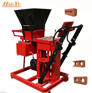 different type of interlock brick making machine clay automatic