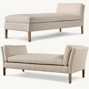 आधुनिक न्यूनतम डिजाइन इनडोर फर्नीचर नरम कपड़े असबाब ओक लेग बेंच और कपड़े सोफा - Product Image 5