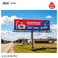 Affichage publicitaire sur panneau LED 640*640mm, panneau LED extérieur étanche, panneau LED numérique pour autoroutes/stades